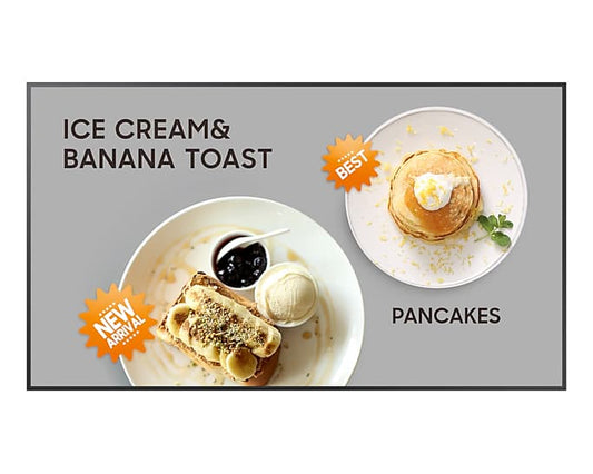 Samsung QM32C 32-Inch Smart Signage Display  Full HD, 400 Nits, Wi-Fi, HDMI, Tizen OS